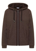 Langarm Jacke mit Kapuze und Taschen