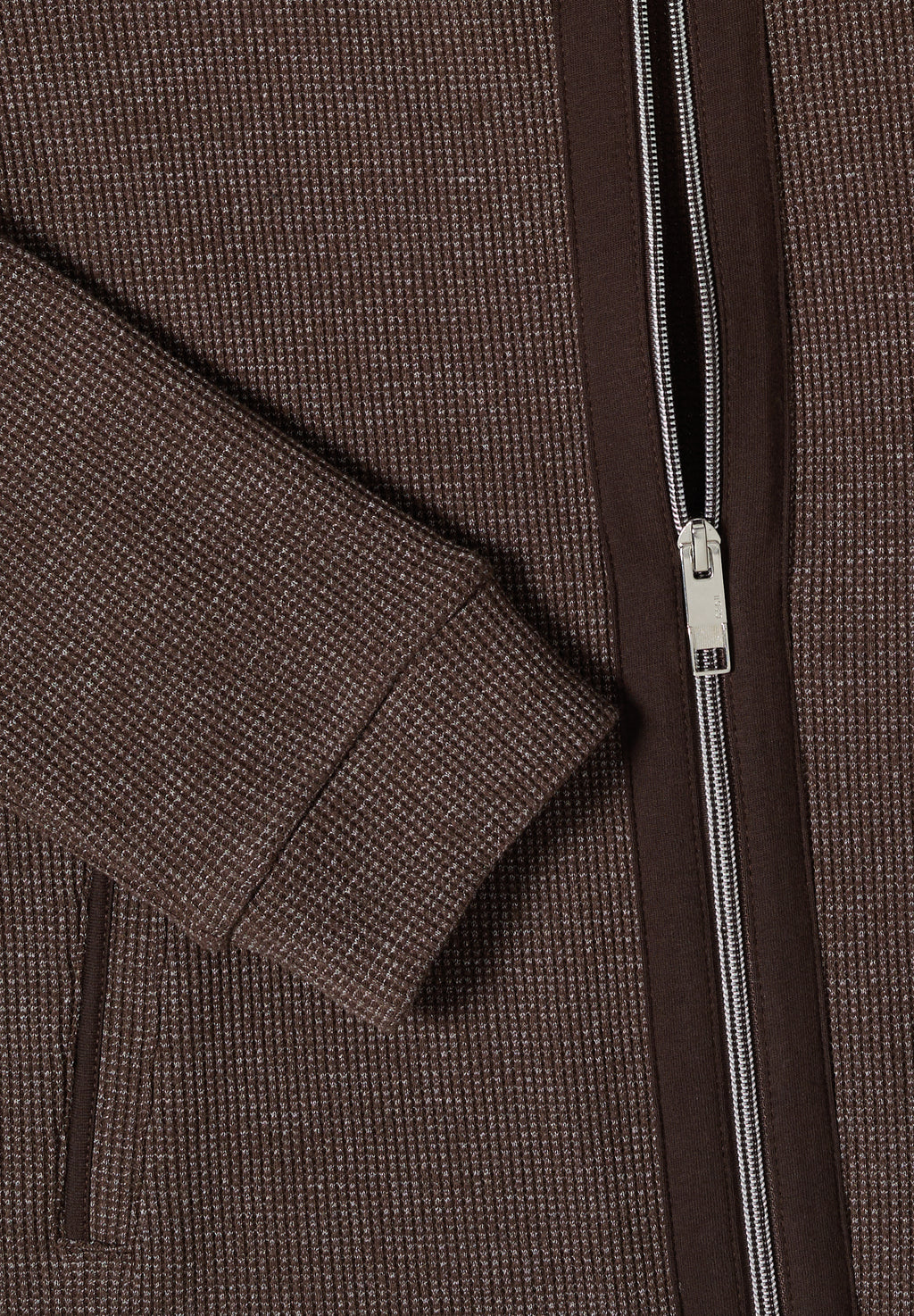 Langarm Jacke mit Kapuze und Taschen