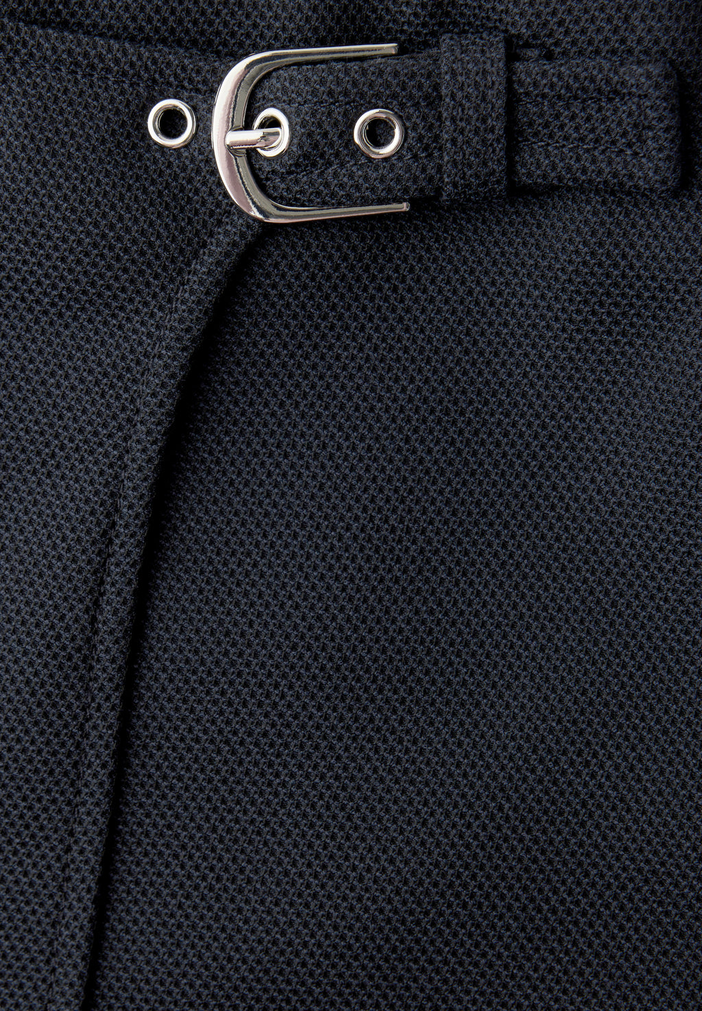 Knielanger Skort mit Schnalle