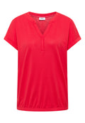 Shirt mit Split Neck im Tunika-Look von Cecil