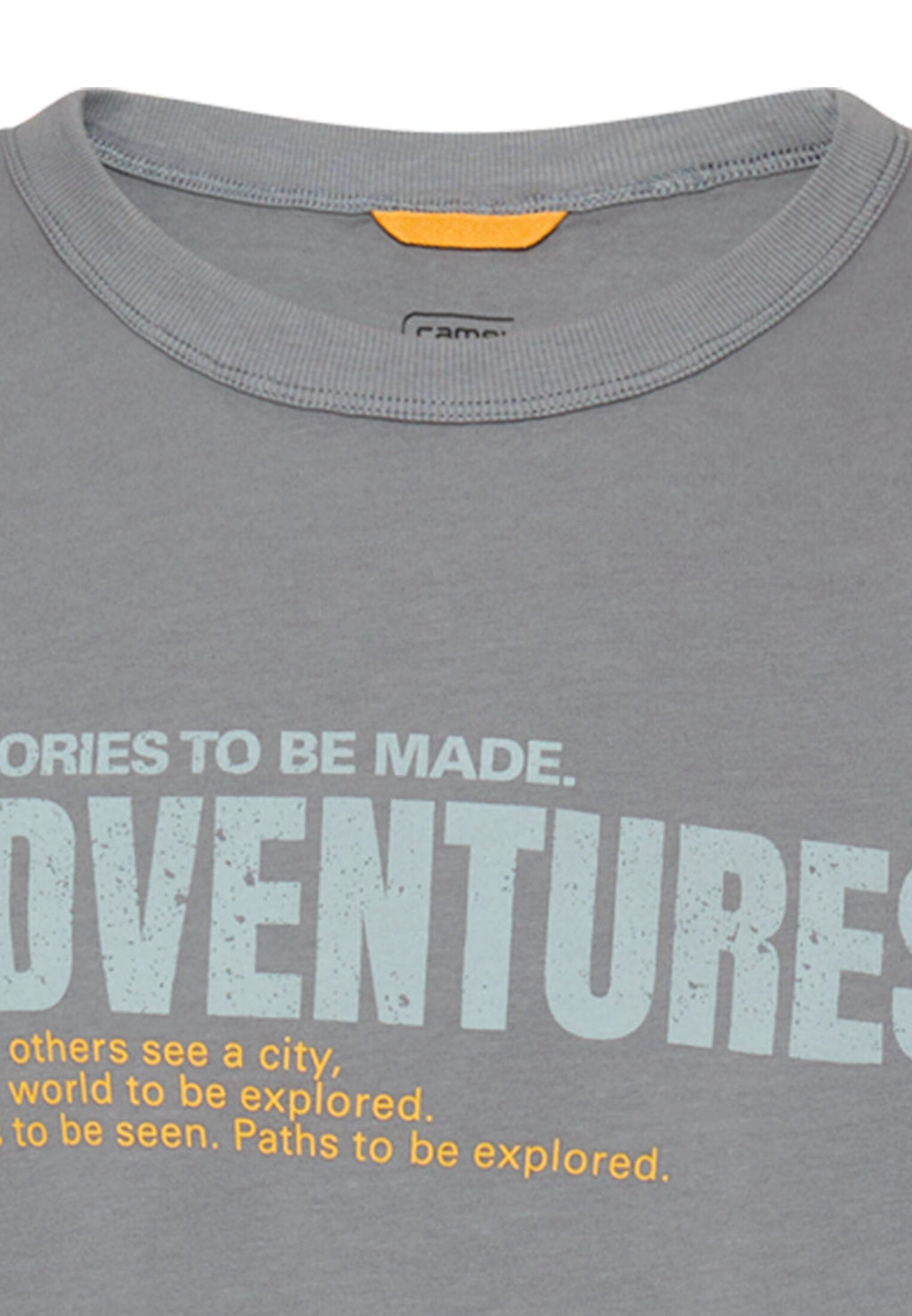 T-Shirt mit Backprint