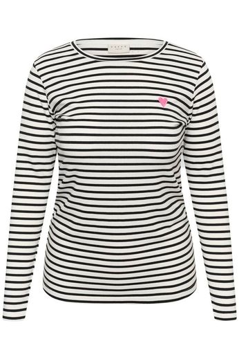 Streifen-Langarmshirt Lia von Kaffe Curve