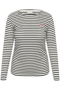 Streifen-Langarmshirt Lia von Kaffe Curve