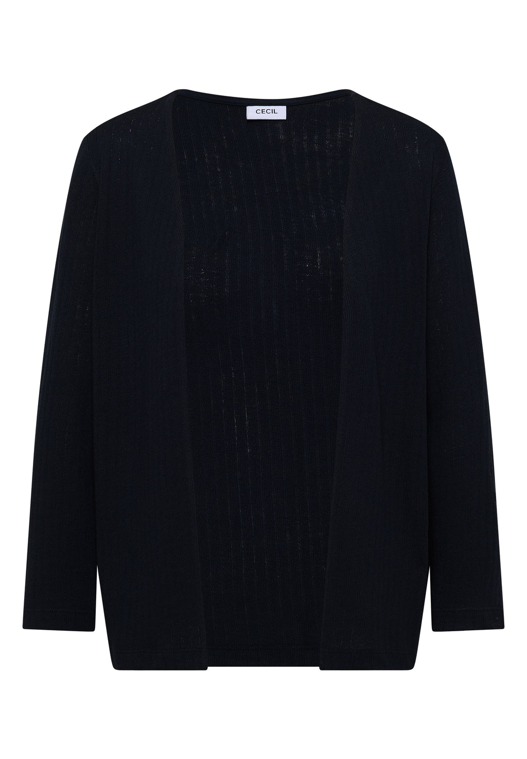 3/4-Arm Jacke in Strick-Optik