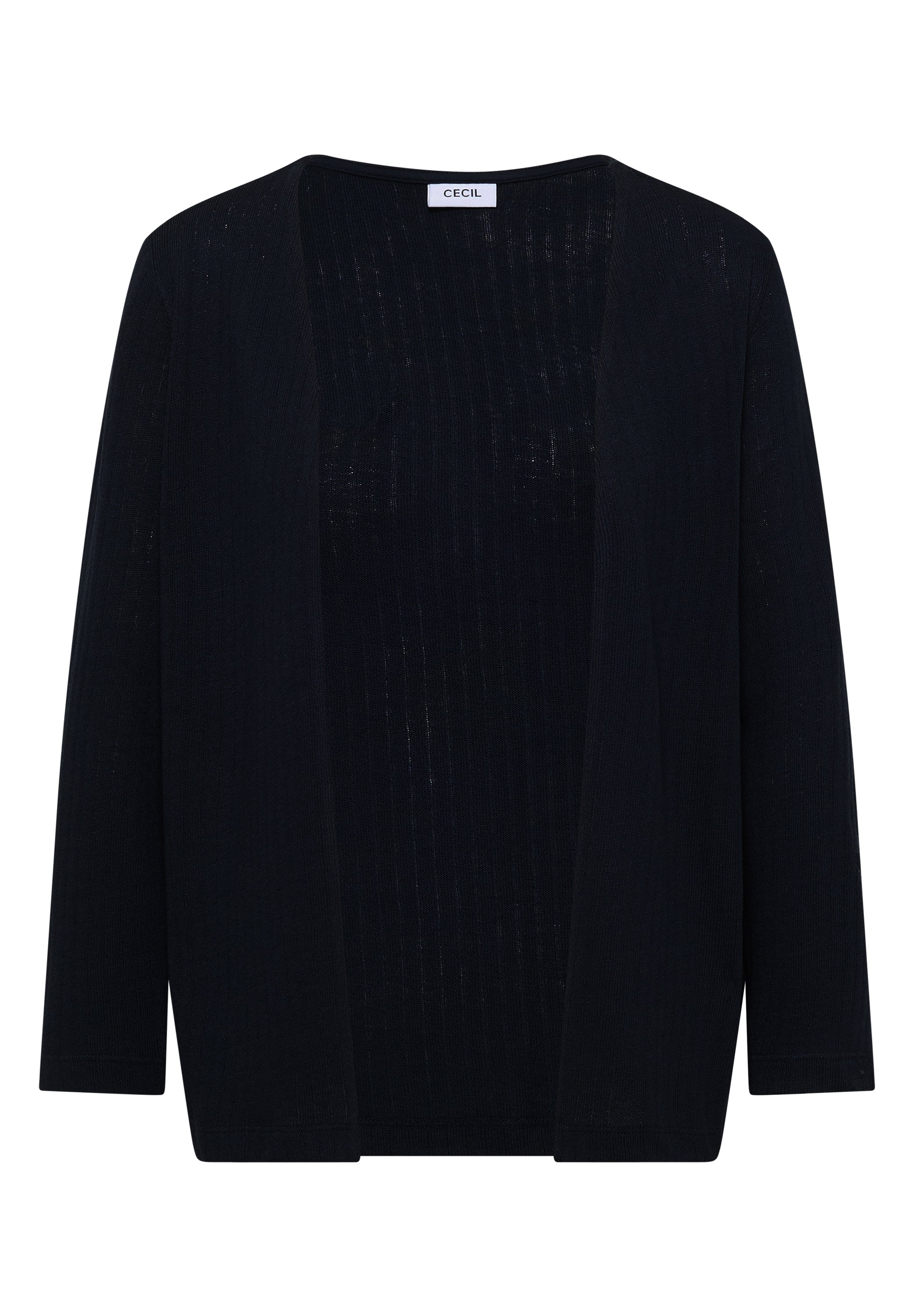 3/4-Arm Jacke in Strick-Optik