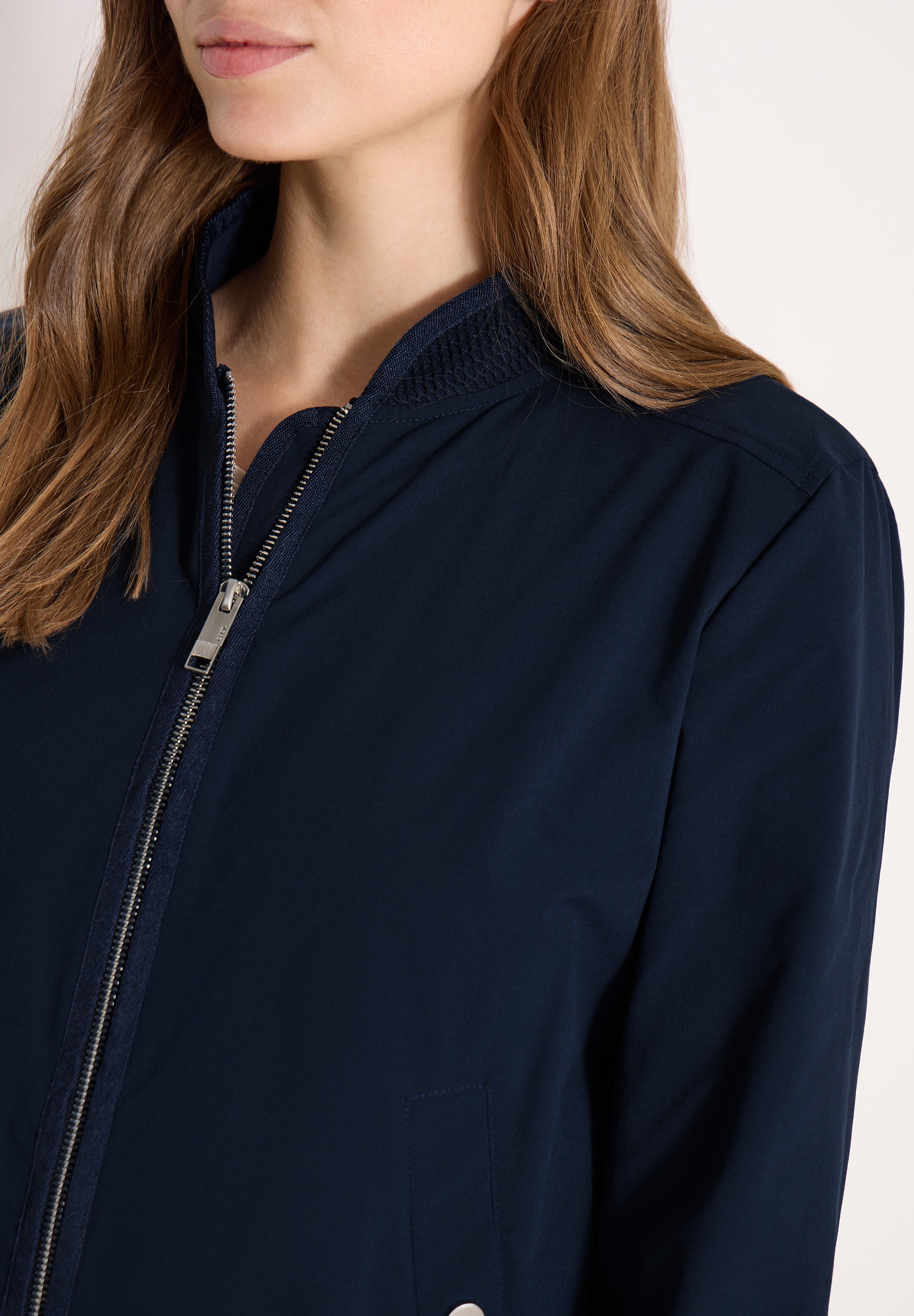 Blouson mit Tunnelzug und Mesh-Details