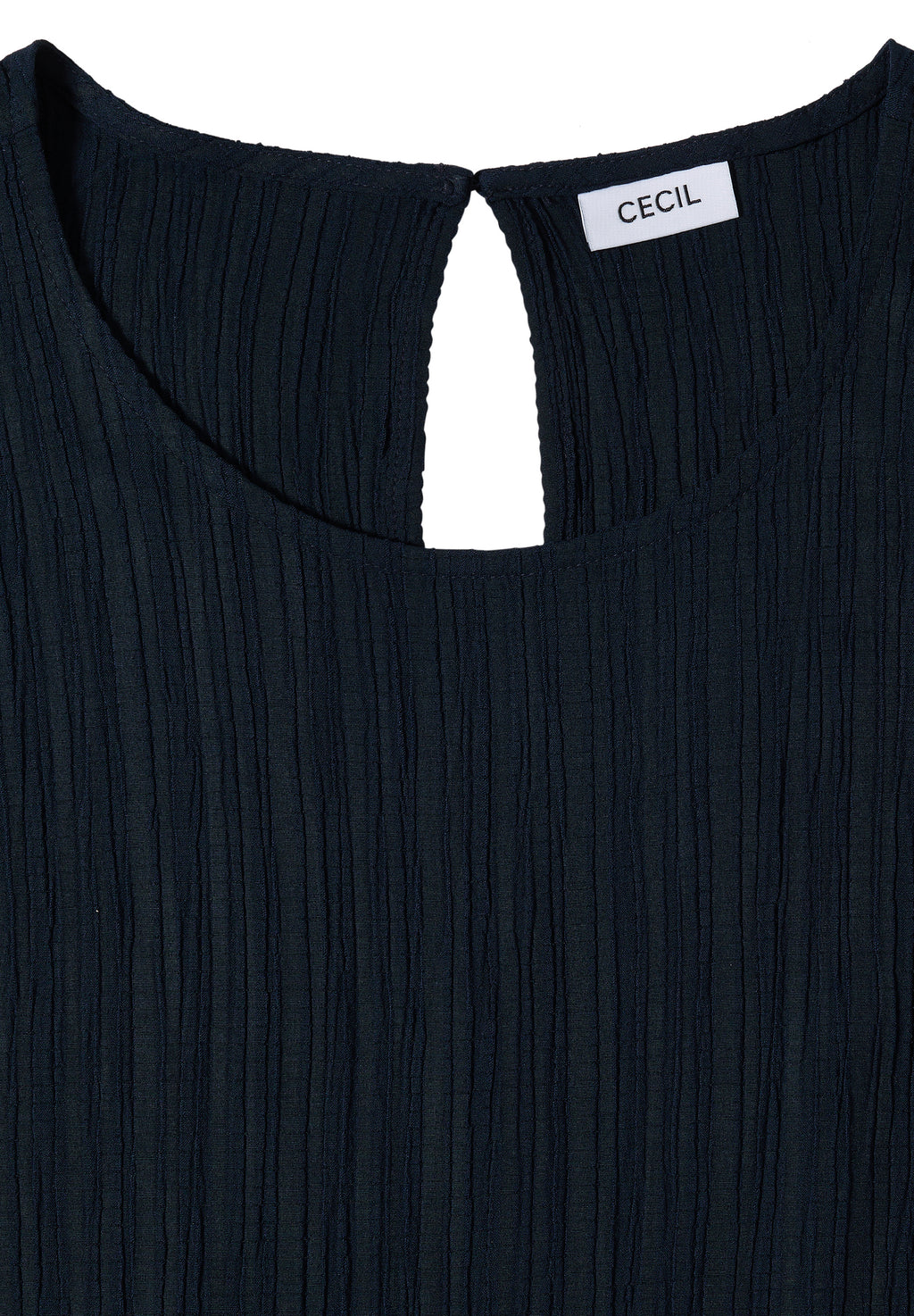 Straight Leg Jumpsuit mit Struktur