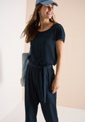Jumpsuit Straight Leg mit Struktur von Cecil