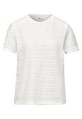 Kurzarm Shirt mit Rundhals aus Spitze