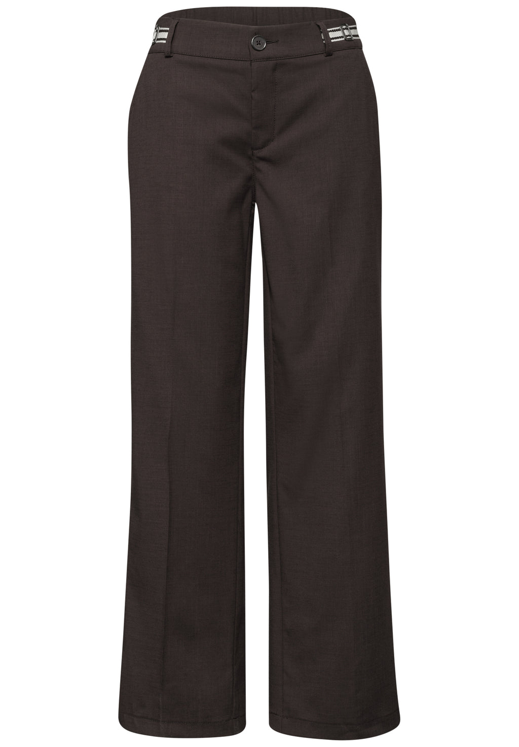 Straight Leg Hose mit Gürteldetails