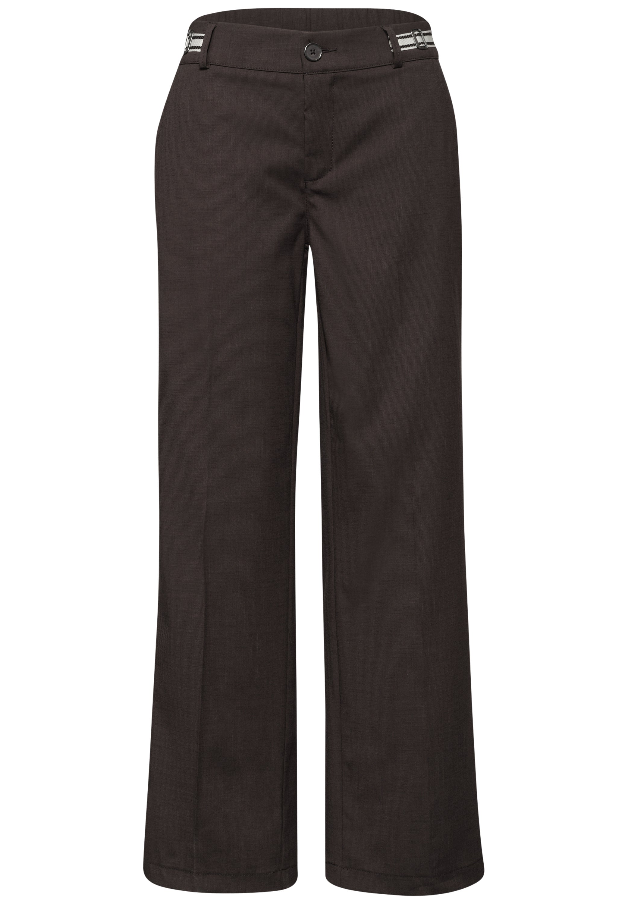 Straight Leg Hose mit Gürteldetails