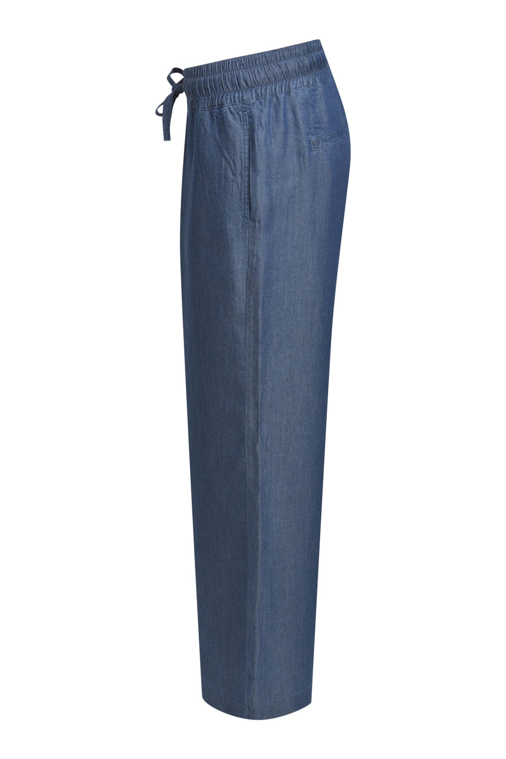 wideleg pants w elastic wb + pockets