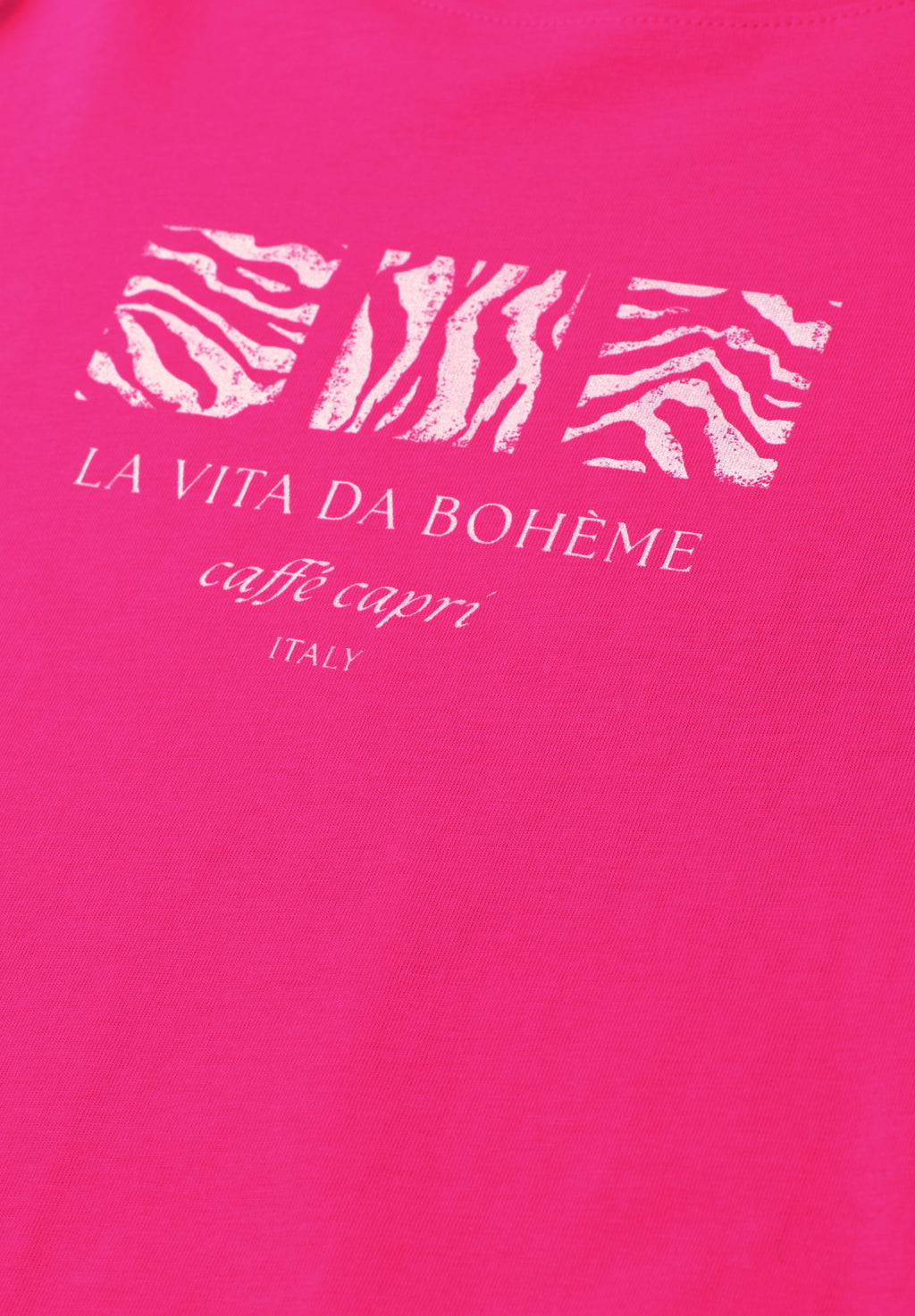 Basic T-Shirt mit Rundhals und Print