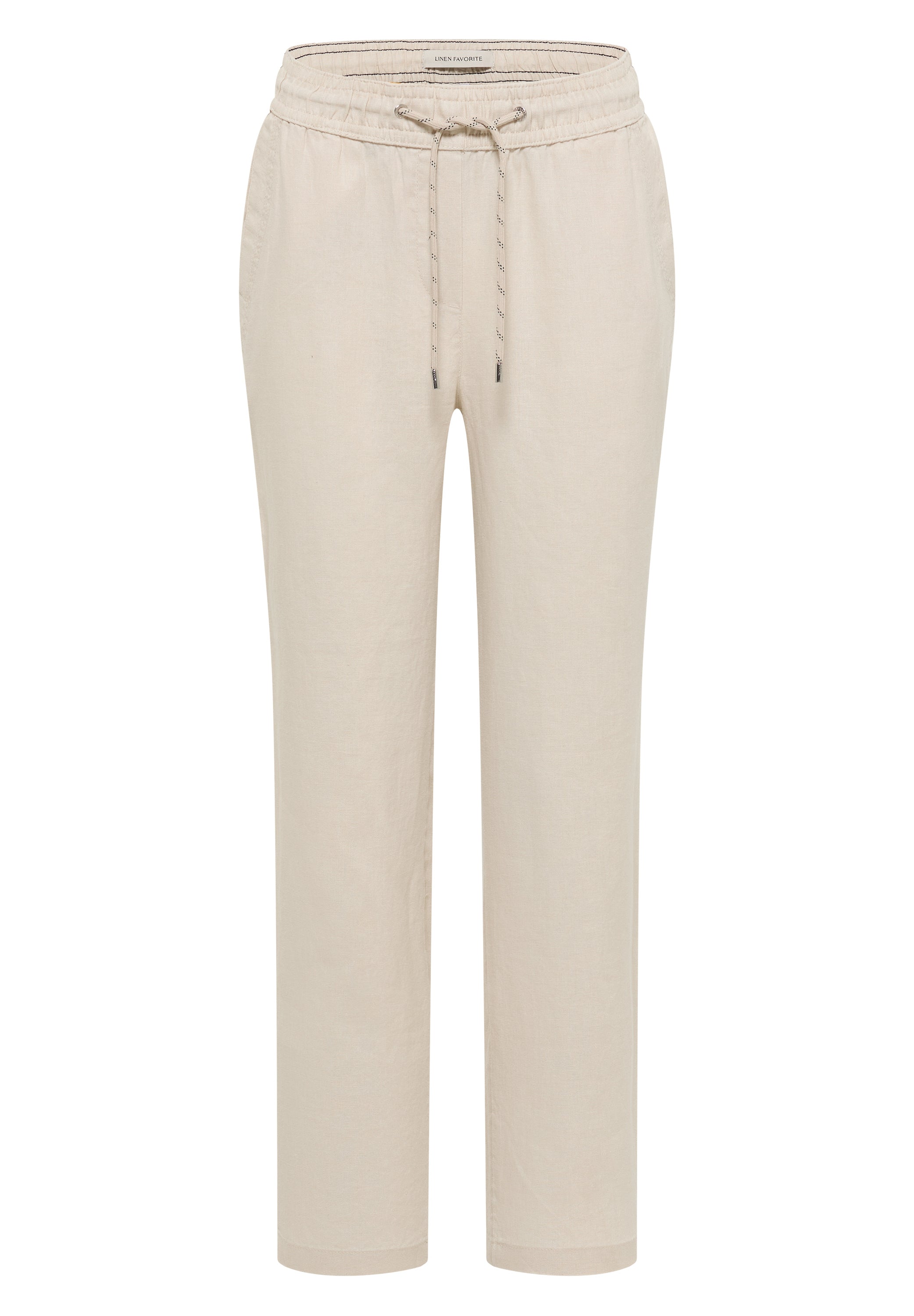 Slim Leg Hose im Causal Fit aus Leinen