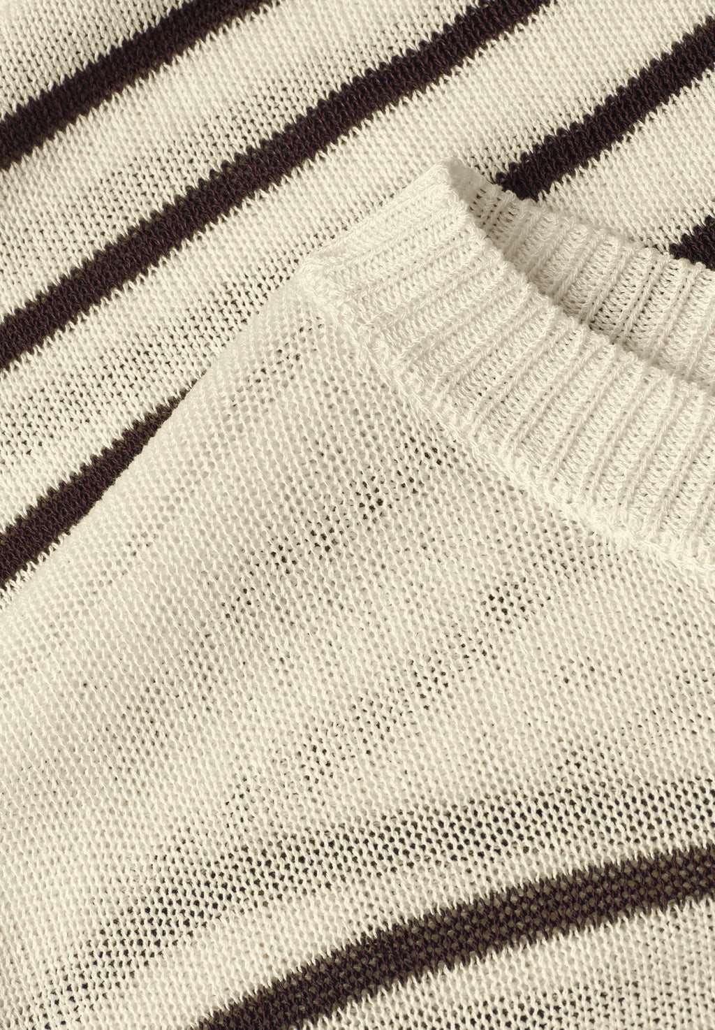 Pullover mit Boatneck und Streifen