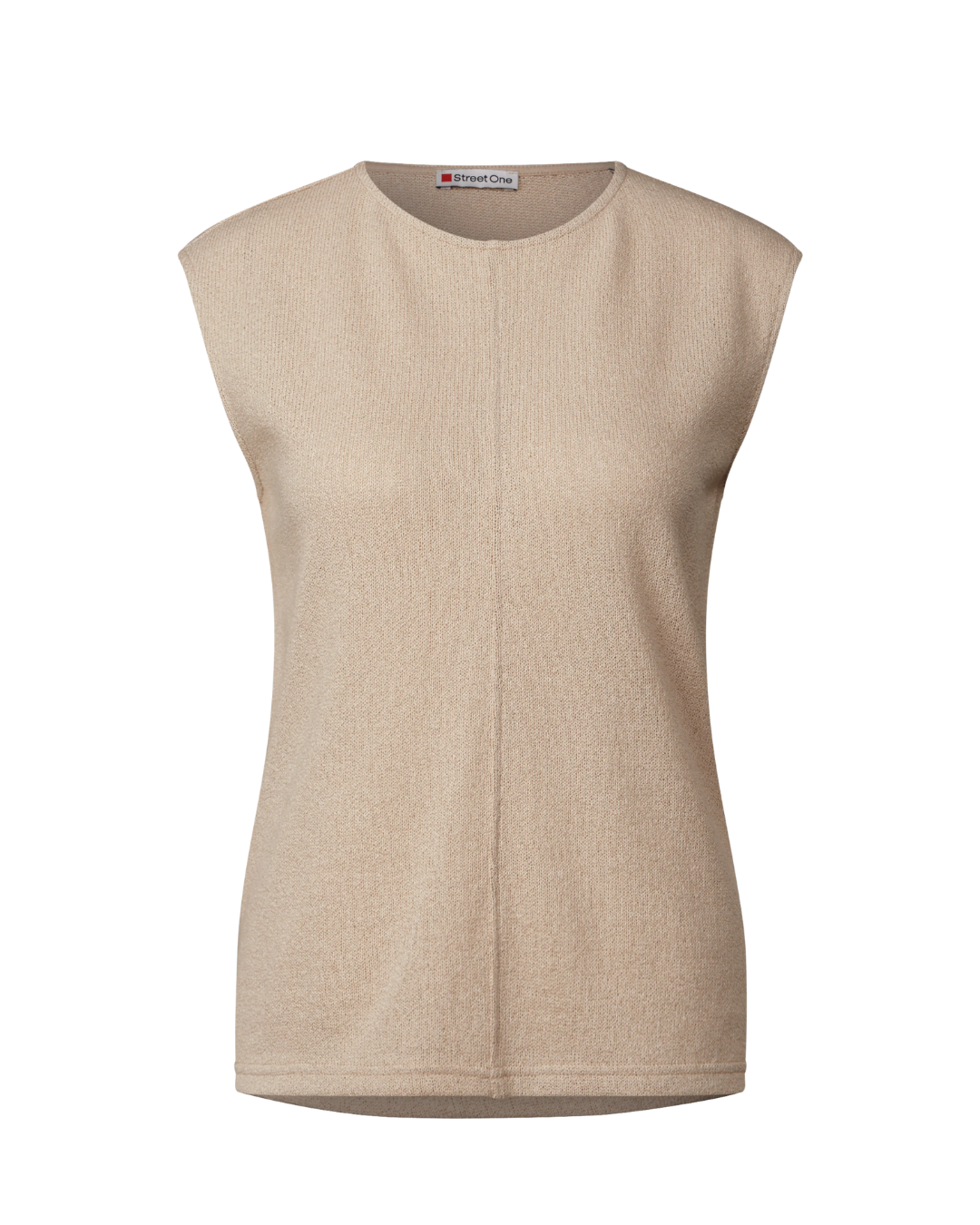 Top im Strick-Look