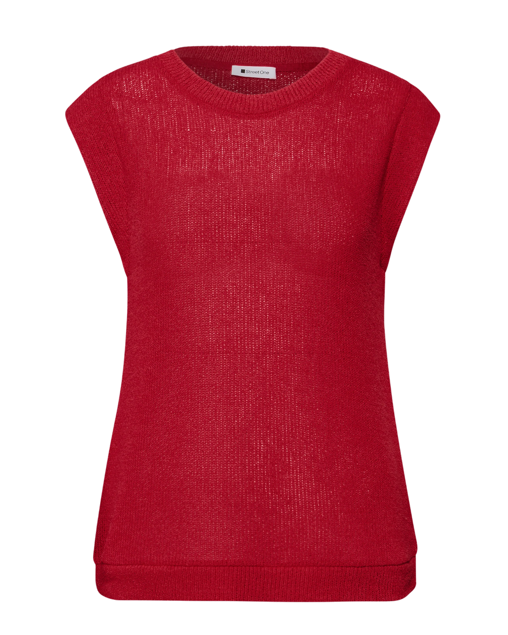 Dropped Shoulder Top im Strick-Look