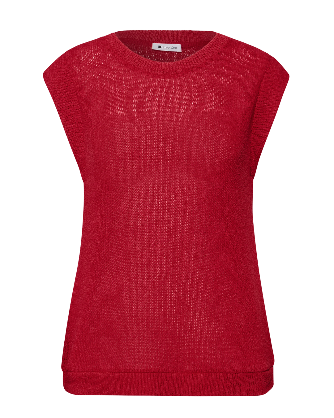 Dropped Shoulder Top im Strick-Look