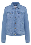Jeansjacke mit Brusttaschen und Knöpfen