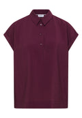 Dropped Shoulder Bluse mit Struktur