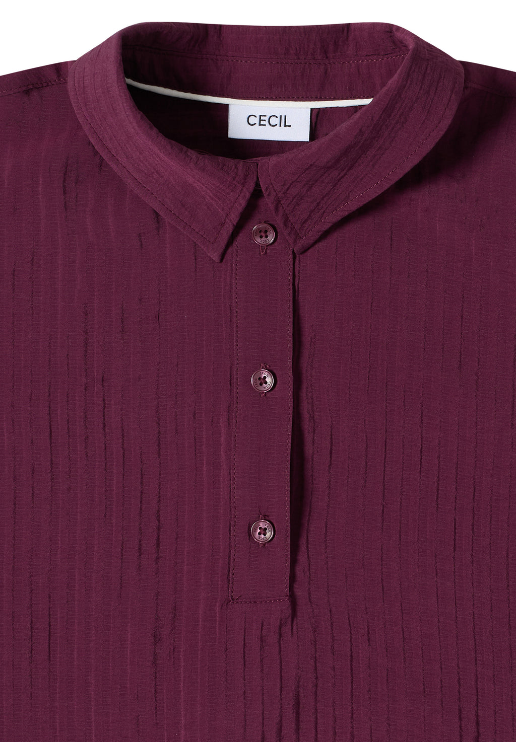 Dropped Shoulder Bluse mit Struktur