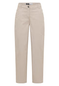 Mid Waist Barrel Leg Hose im Casual Fit
