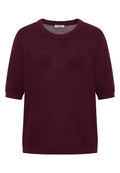 Kurzarm Pullover mit Struktur