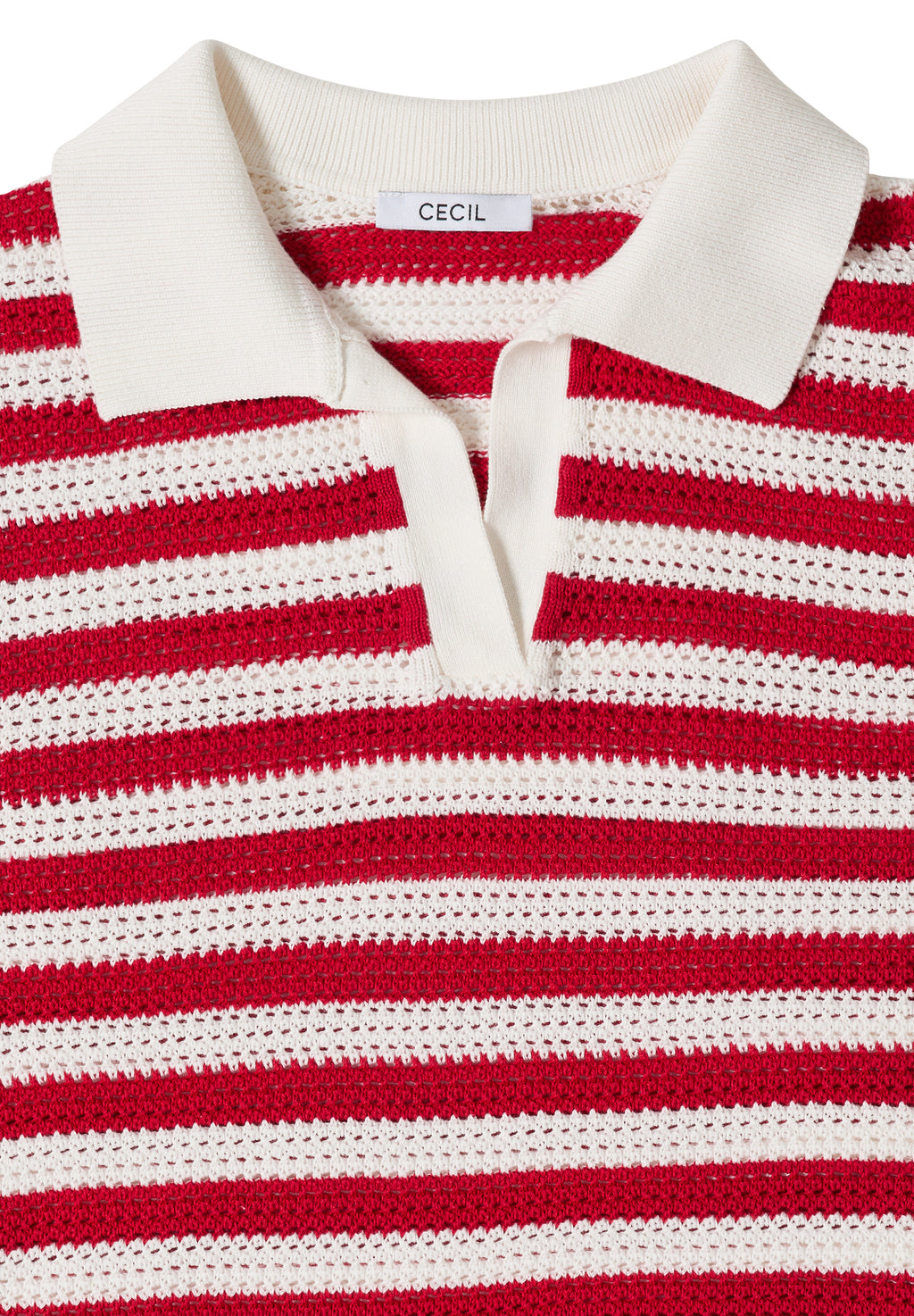 Kurzarm Poloshirt in Mesh-Qualität