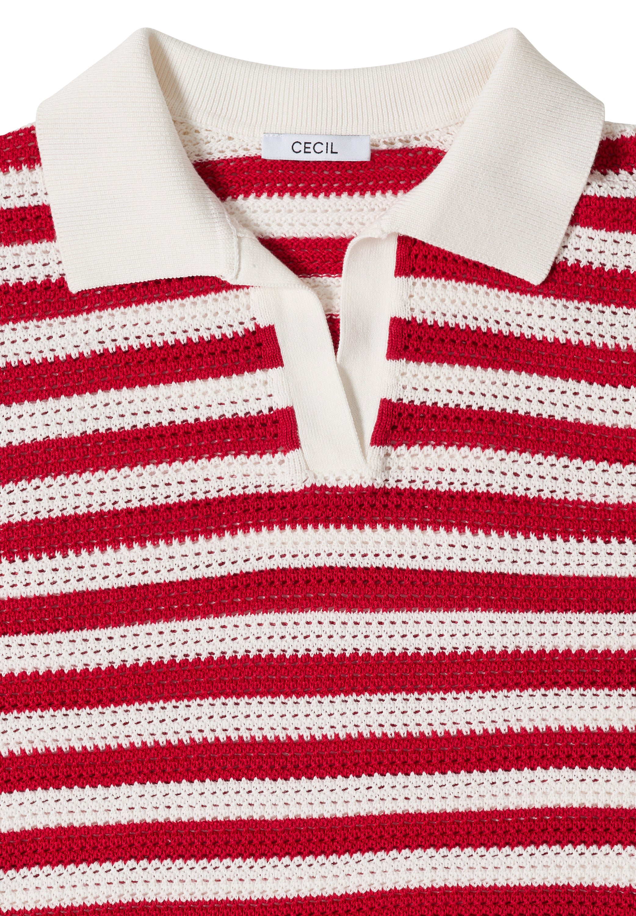 Kurzarm Poloshirt in Mesh-Qualität