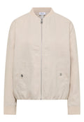 Blouson aus Leinen mit Zipper
