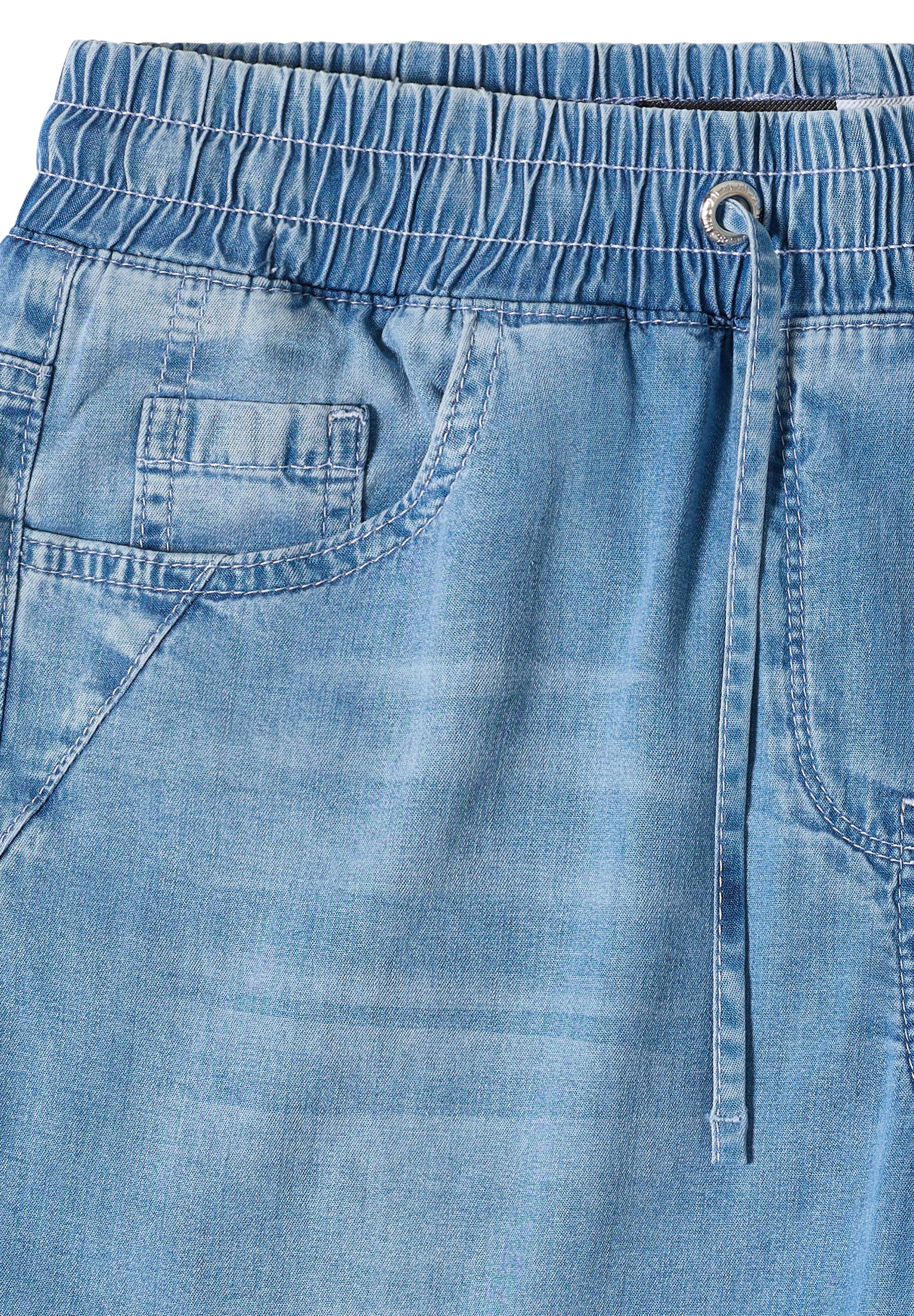 High Waist Wide Leg Jeans im Loose Fit