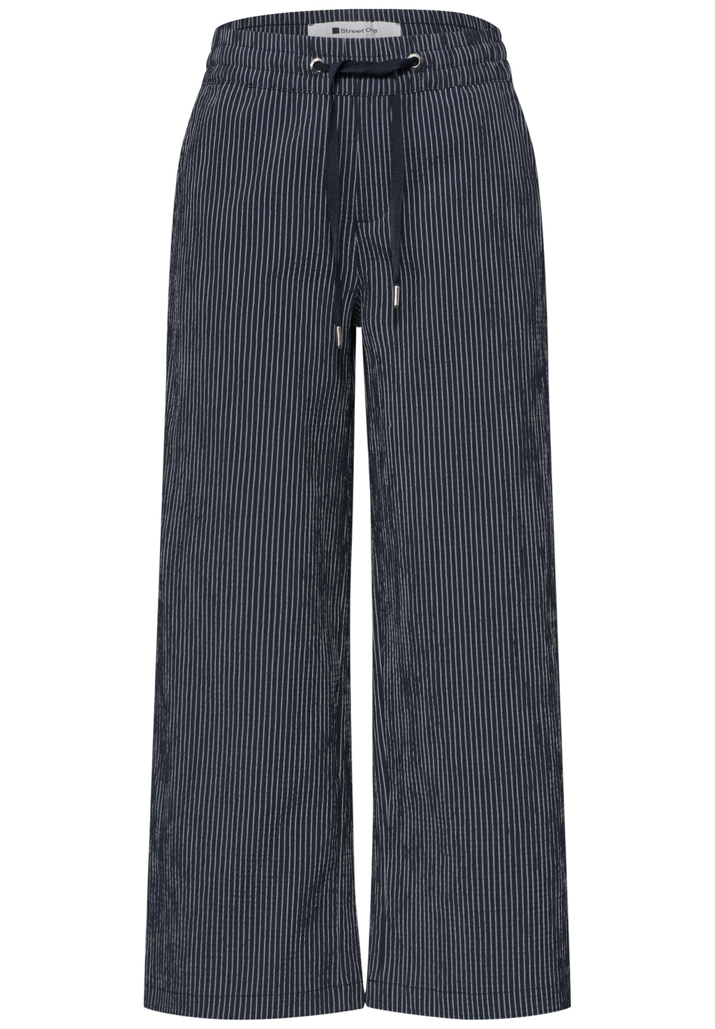 Wide Leg Hose im Loose Fit mit Streifen