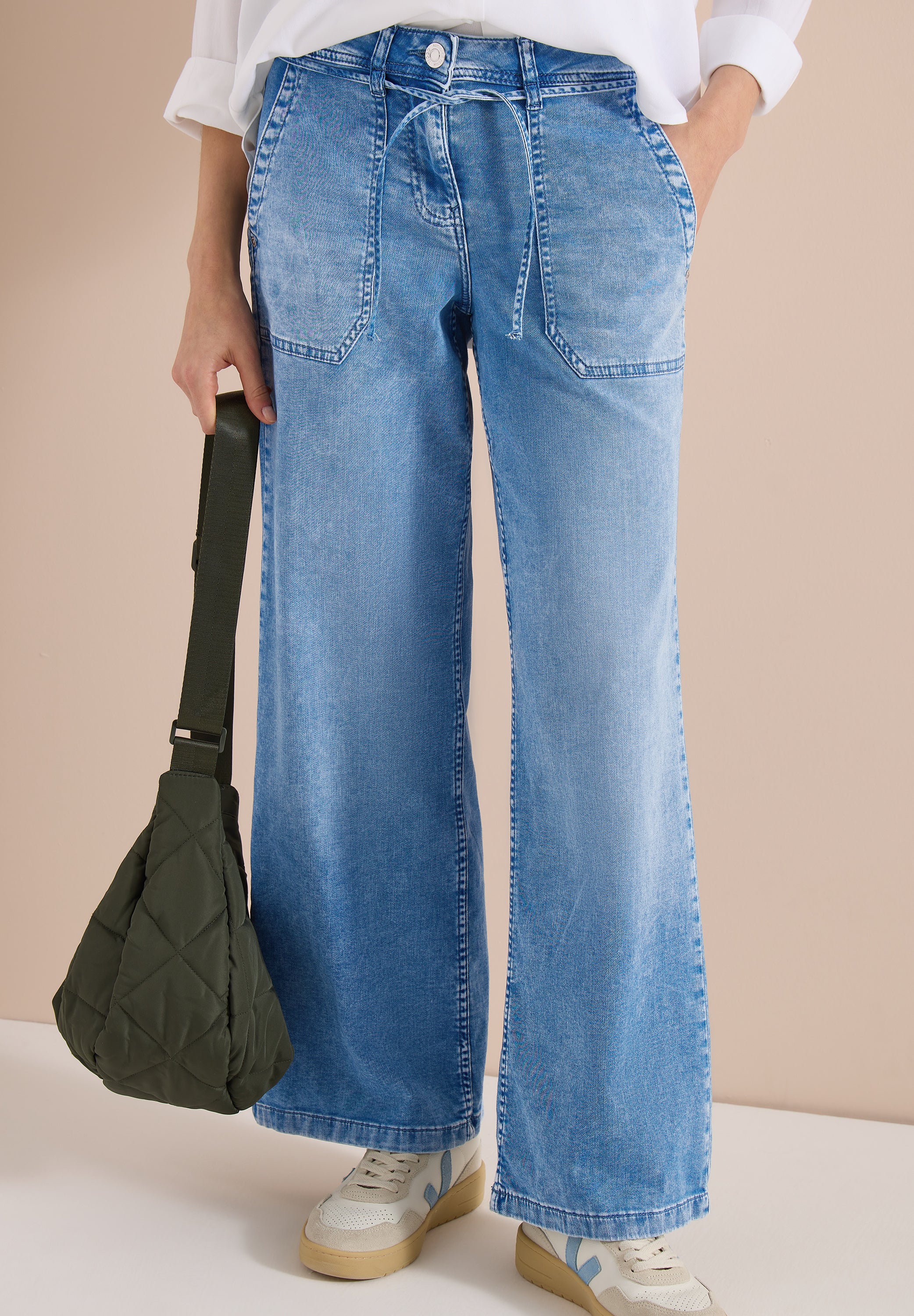 Flared Wide Leg Hose im Loose Fit
