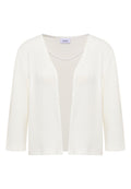 Offene 3/4-Arm Jacke im Ajour-Look