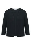 Offene 3/4-Arm Jacke im Ajour-Look