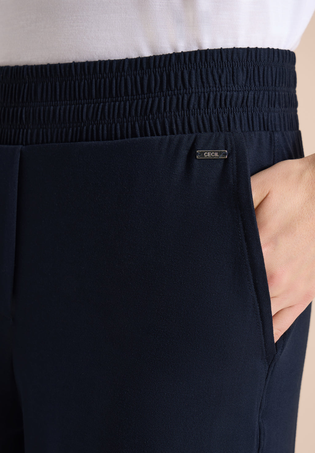 High Waist Wide Leg Hose im Loose Fit