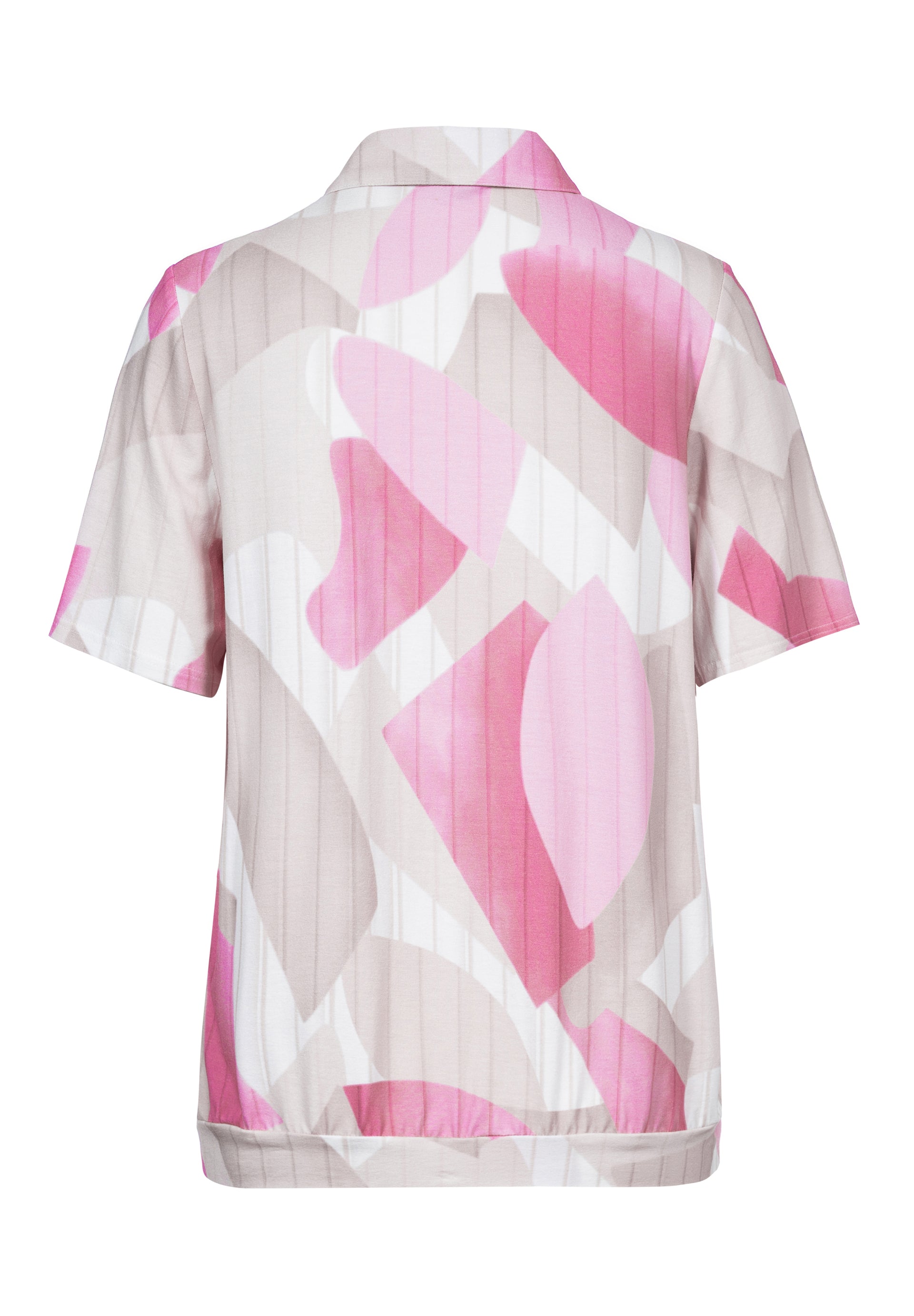 Shirt SUNSET IN PINK mit Ärmelumschlag