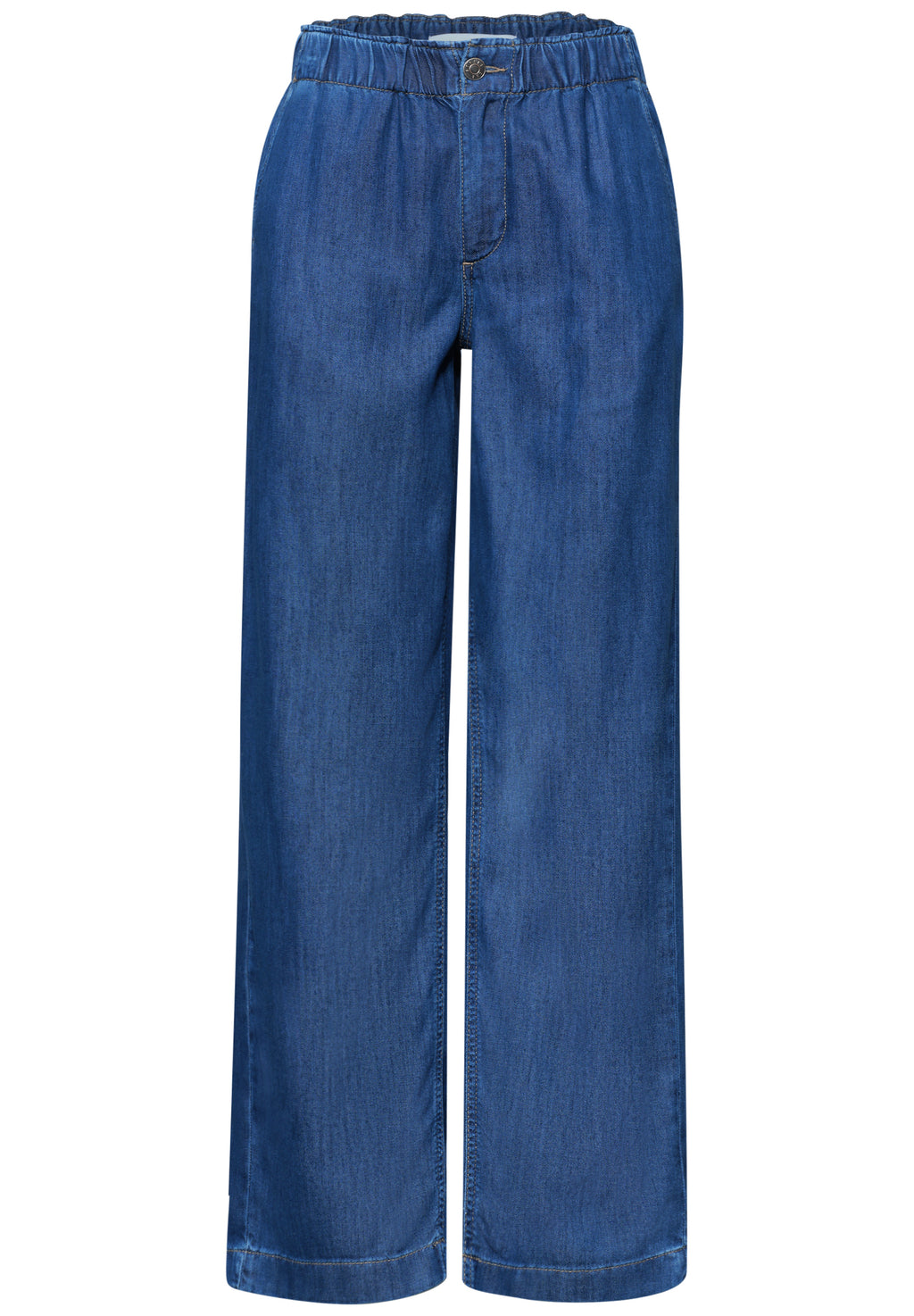 Wide Leg Jeans mit Paperbag-Bund