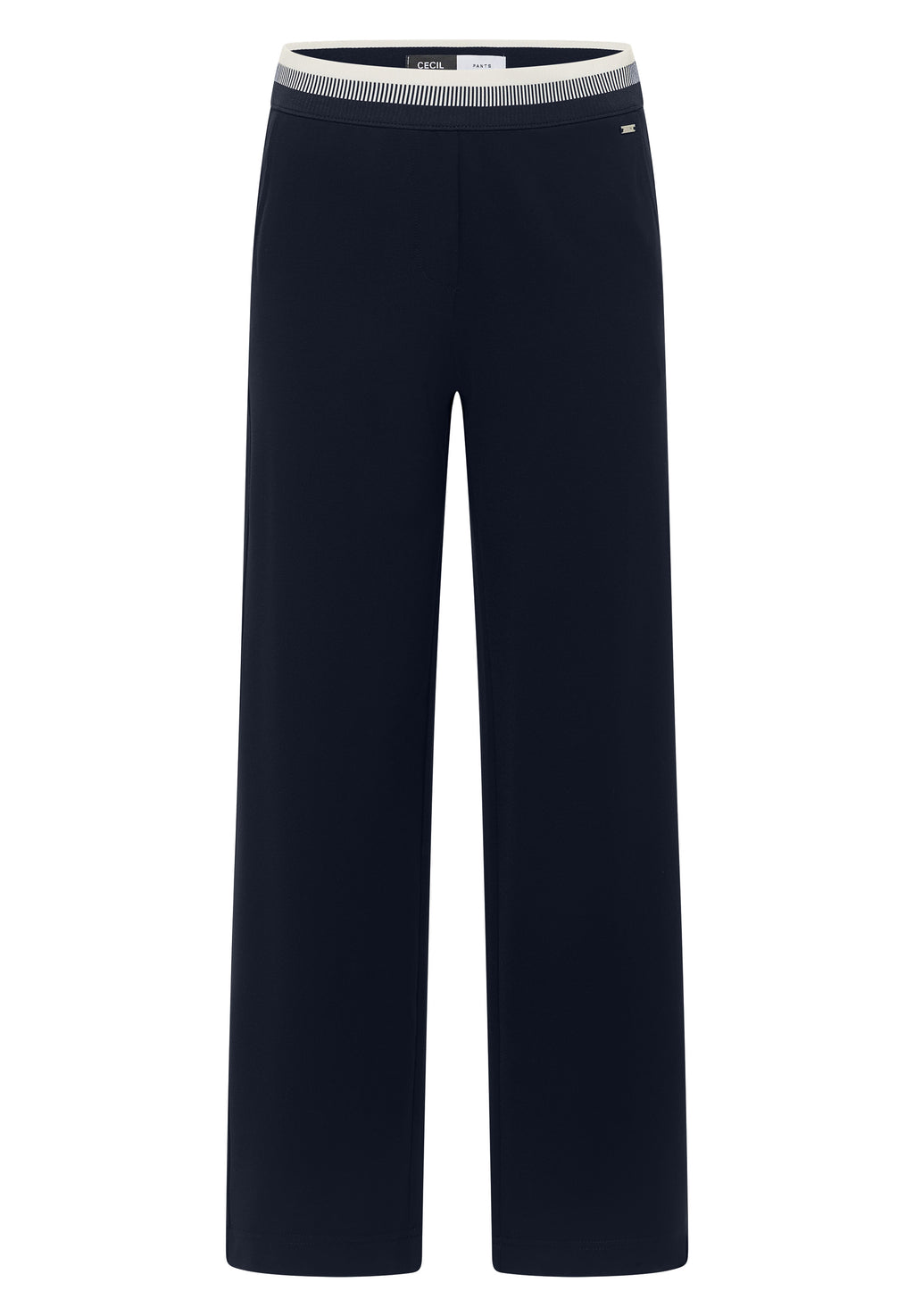 High Waist Straight Leg Hose im Loose Fit