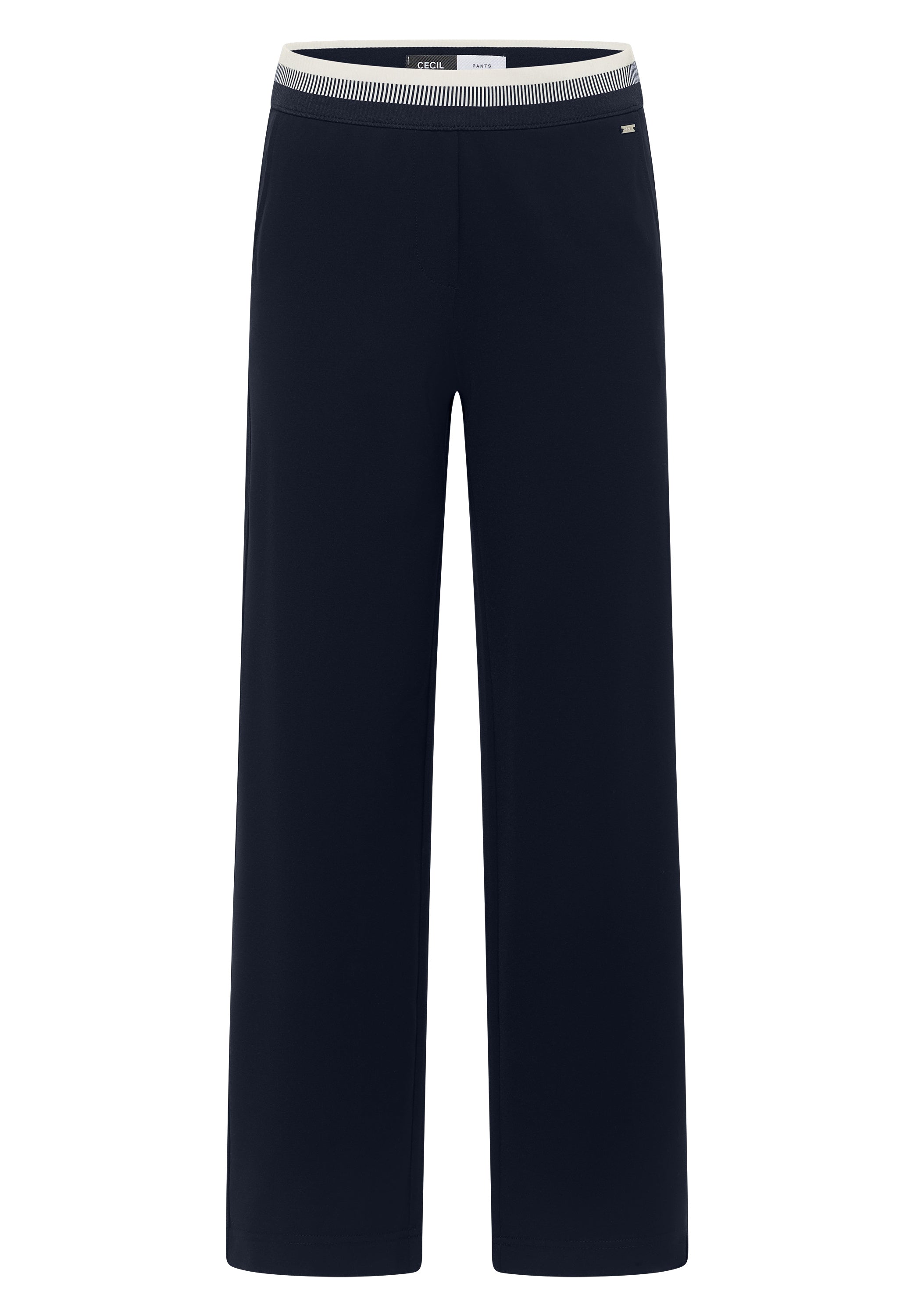 High Waist Straight Leg Hose im Loose Fit