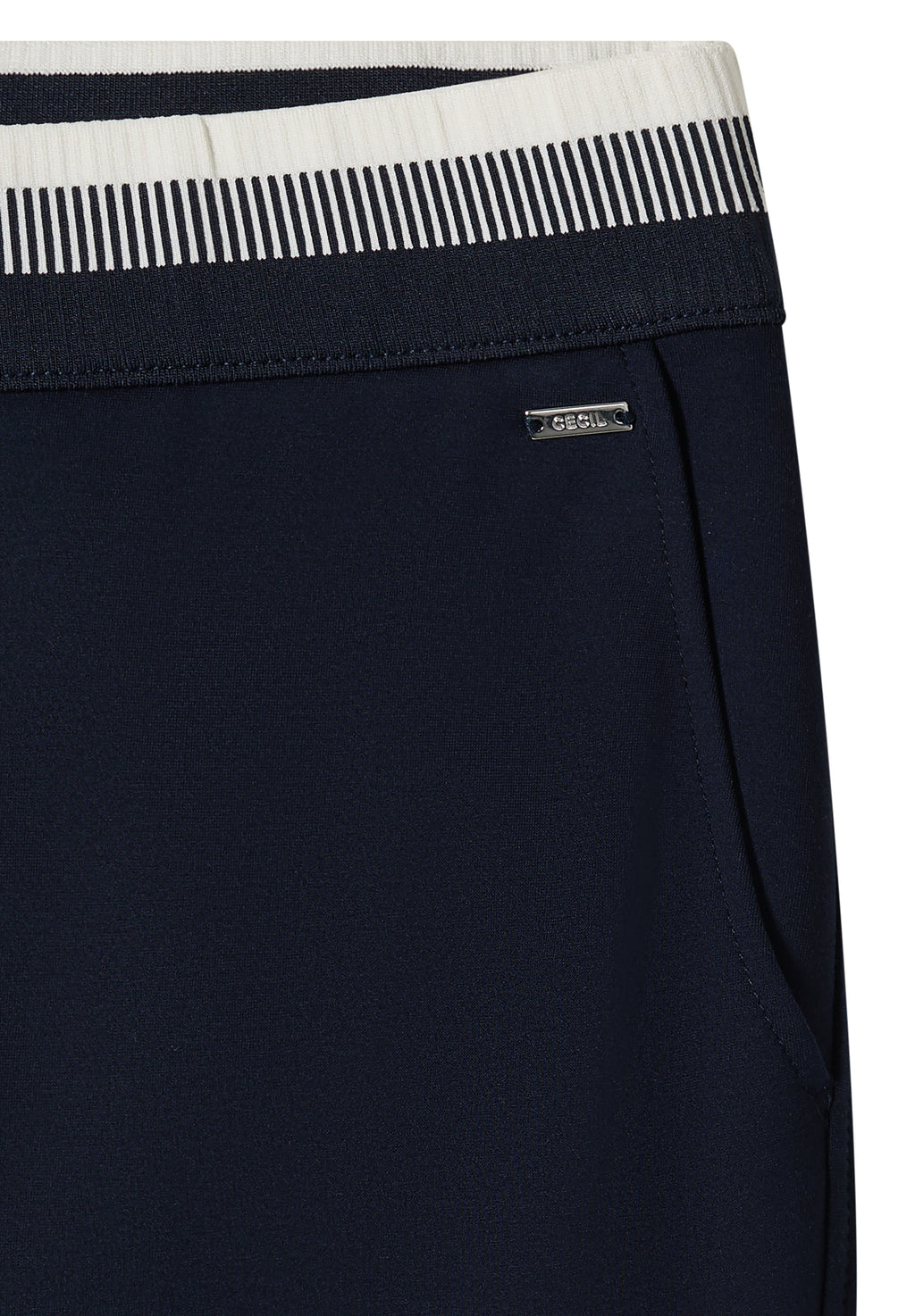 High Waist Straight Leg Hose im Loose Fit