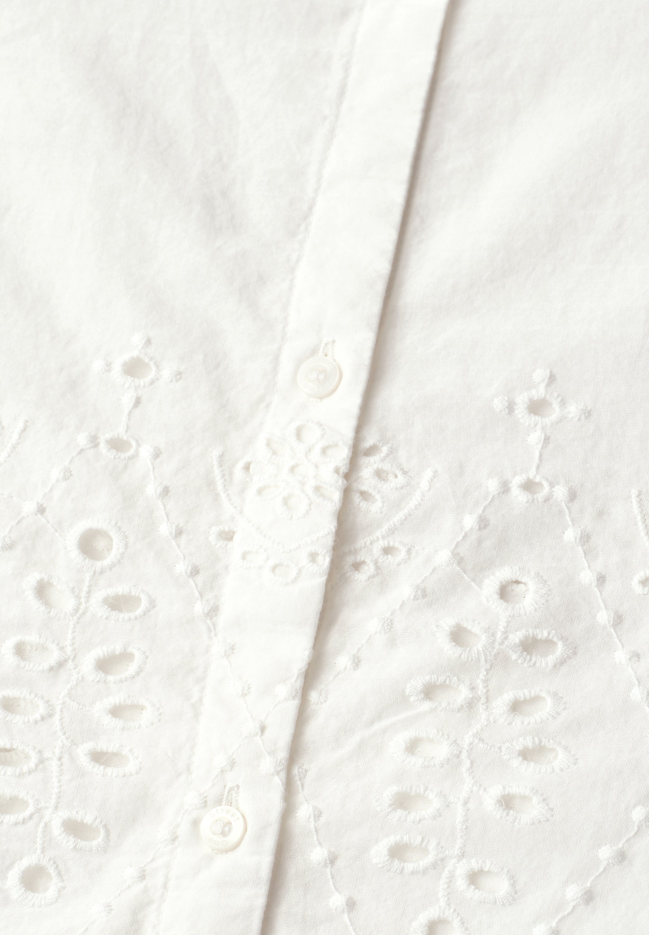 3/4-Arm Bluse mit Shiffleydetails