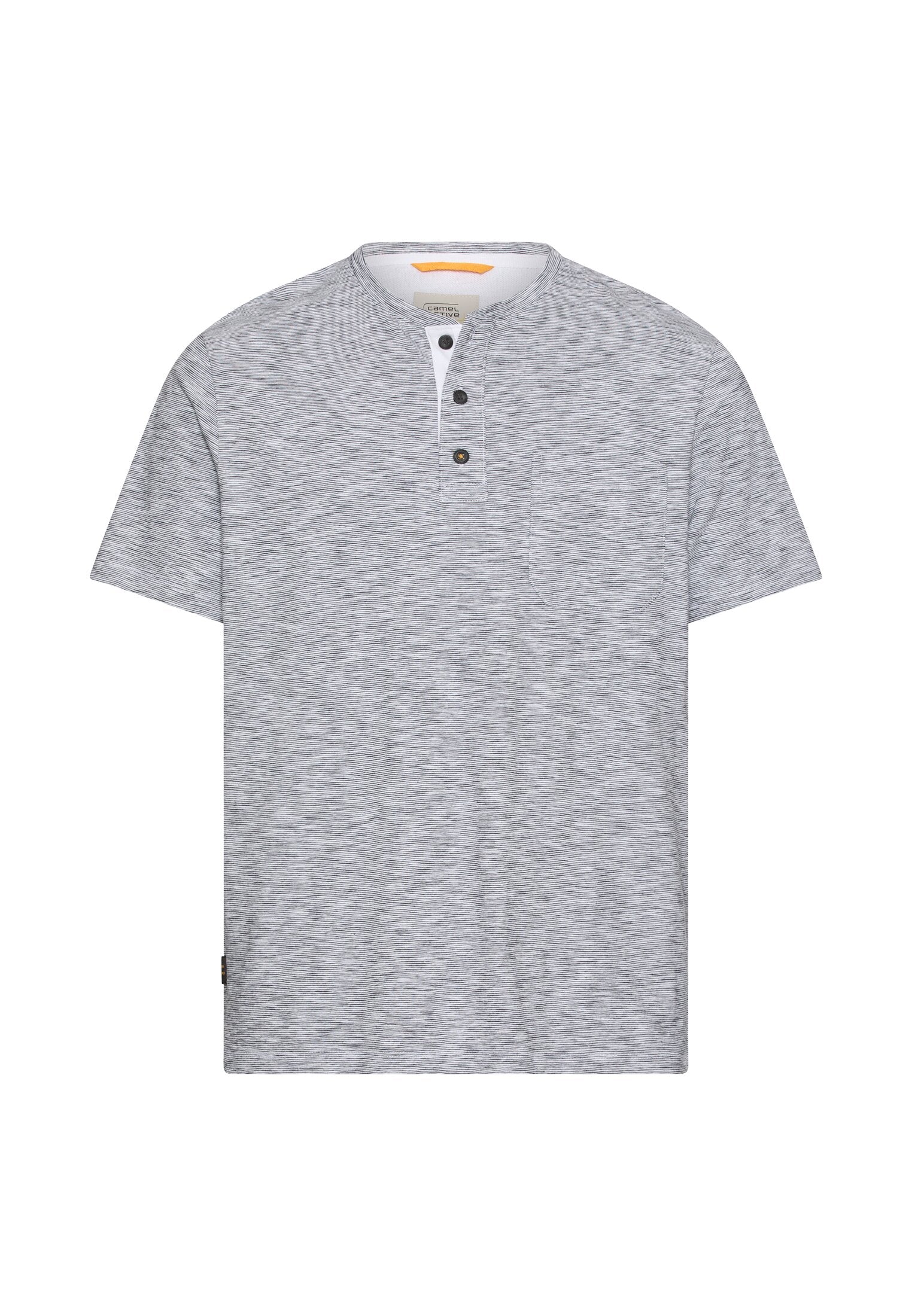 T-Shirt mit Knopfleiste