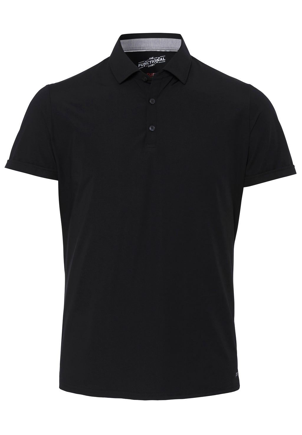Pure Functional Polo Knopf slim fit Halbarm