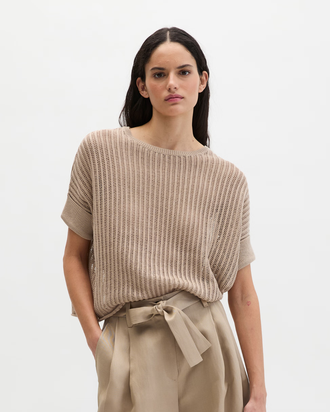 Kurzarm-Strickpullover |Marc O`Polo