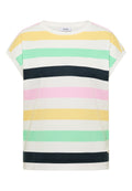 T-Shirt mit Multicolor Streifen