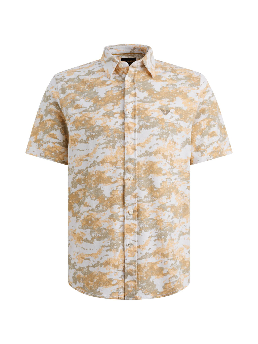 Skynight s/s AOP Abstract Cloud On Pique Jersey