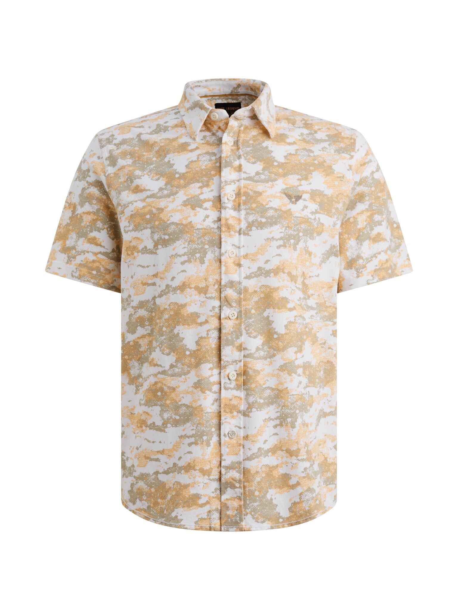Skynight s/s AOP Abstract Cloud On Pique Jersey