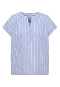 Dropped Shoulder Bluse mit Struktur