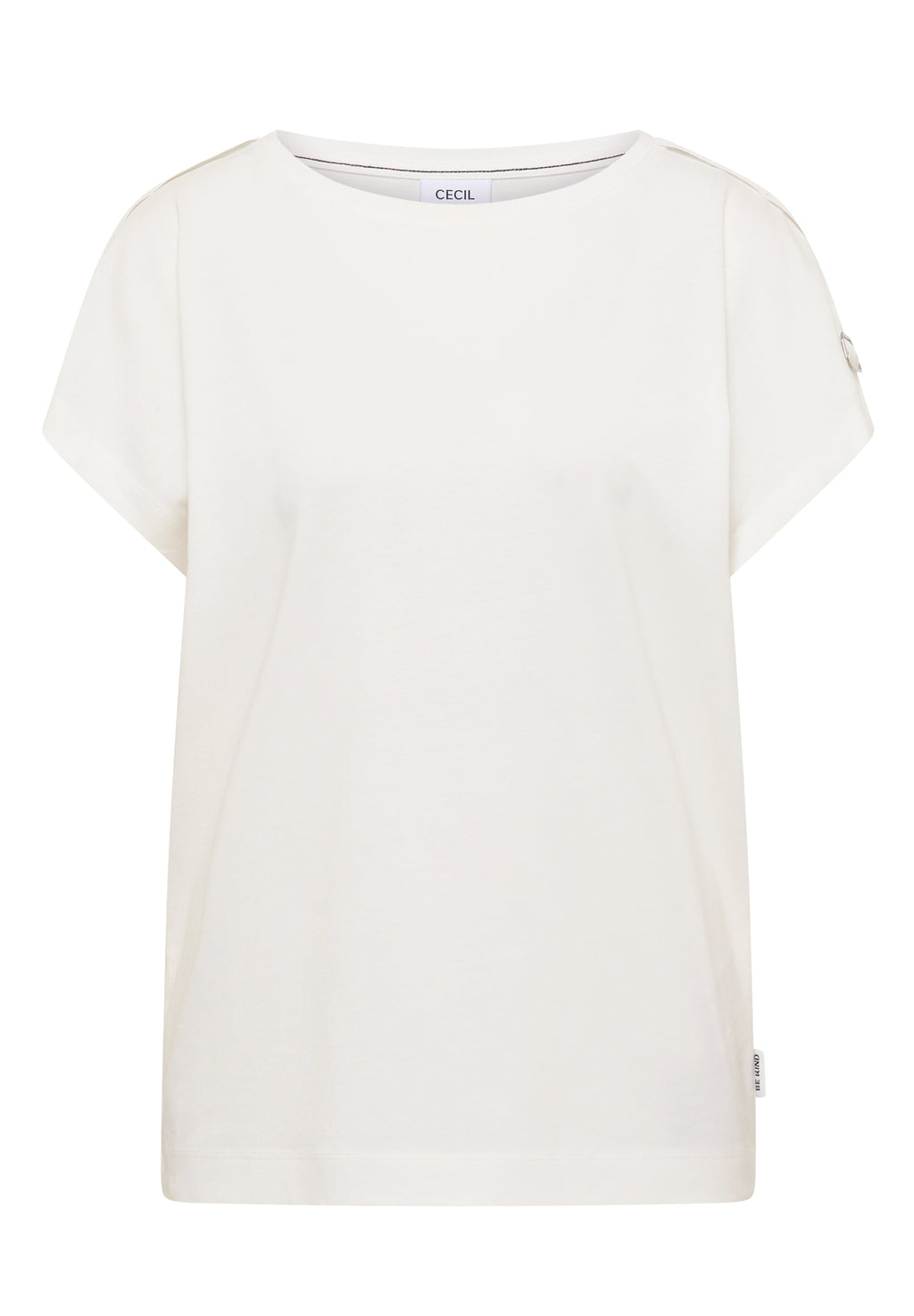 Kurzarm Shirt mit Schnallendetail
